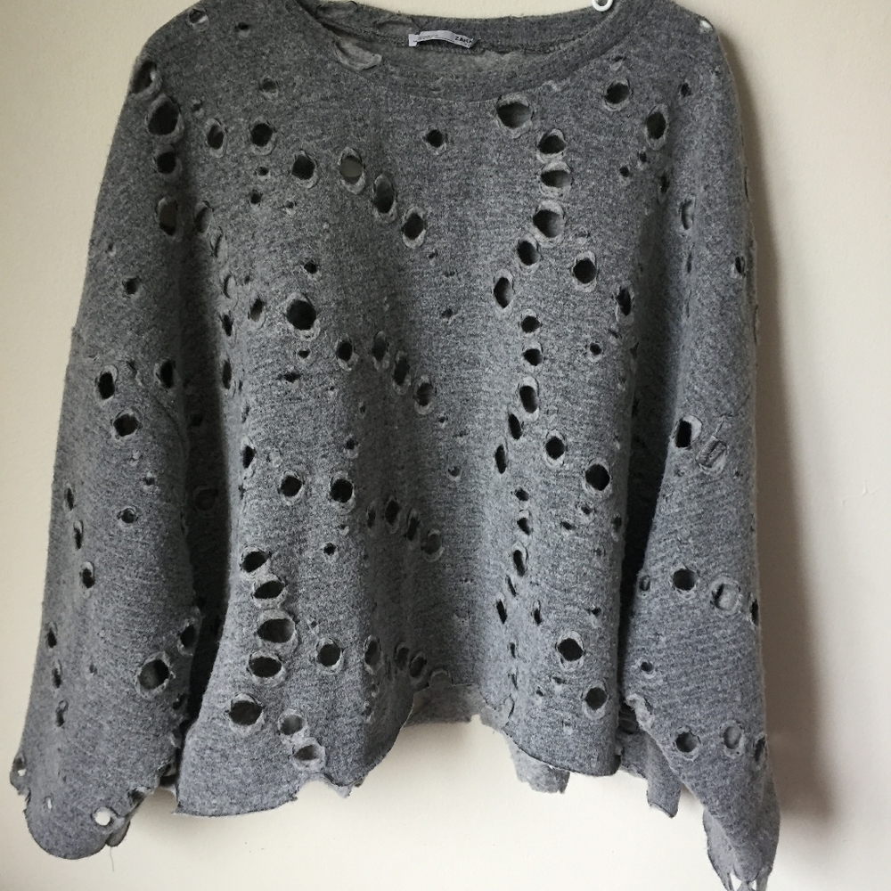 Zara Oversized Wool Sweater Top